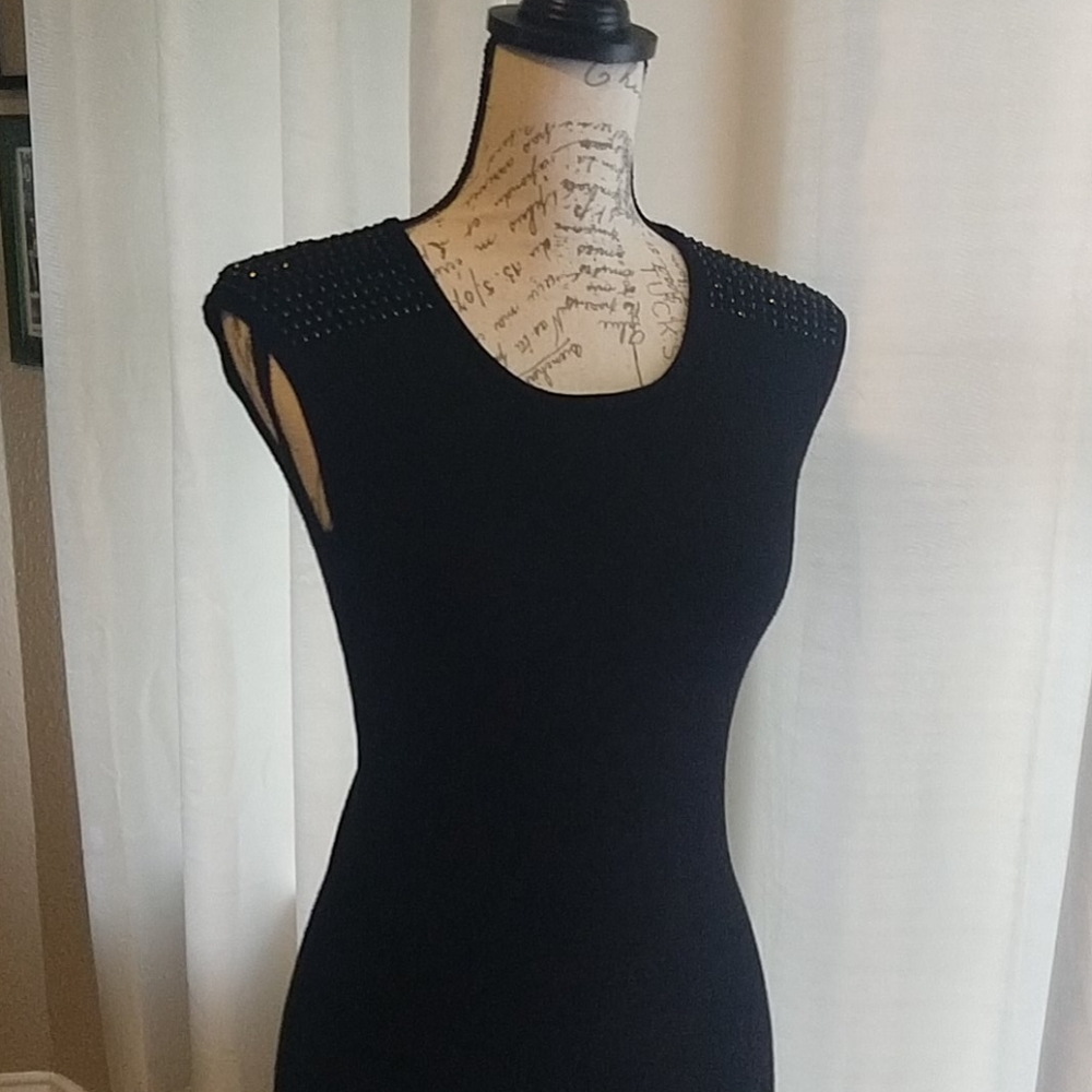 Express Black Sleeveless Sweater Dress